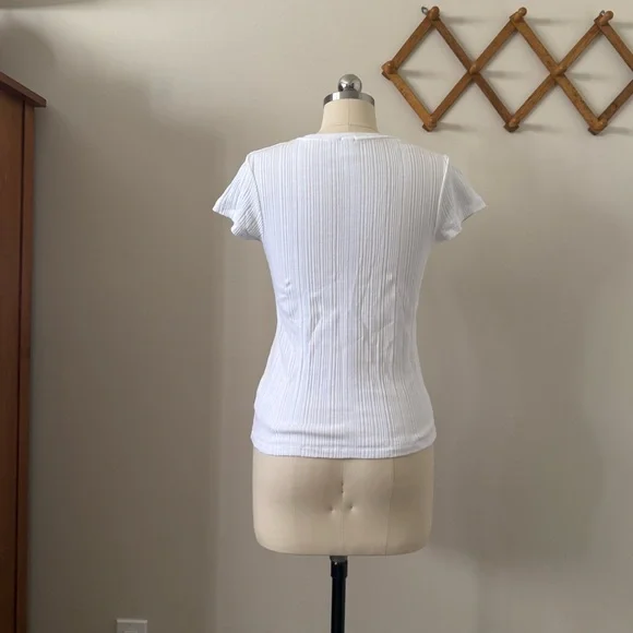 RE/DONE / Hanes Varigated 60s Slim Tee Optic White